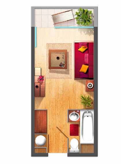 Studio Lot Plan Example